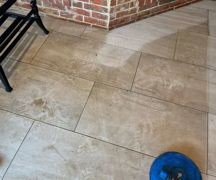 Tile Floor Cleaning Results